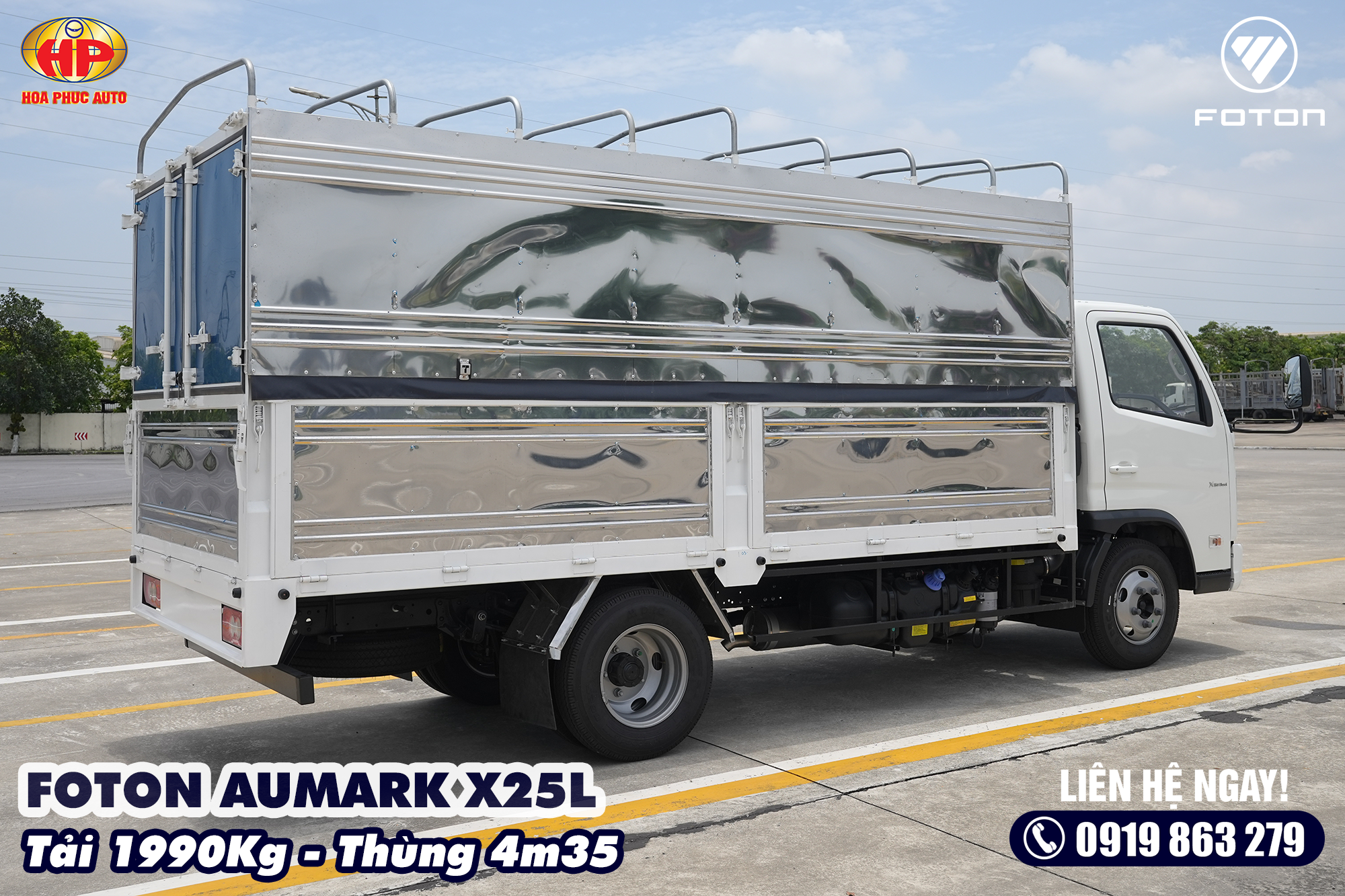 Foton Aumark X25 tải 2.5 tấn thùng 3m7 - Image 7
