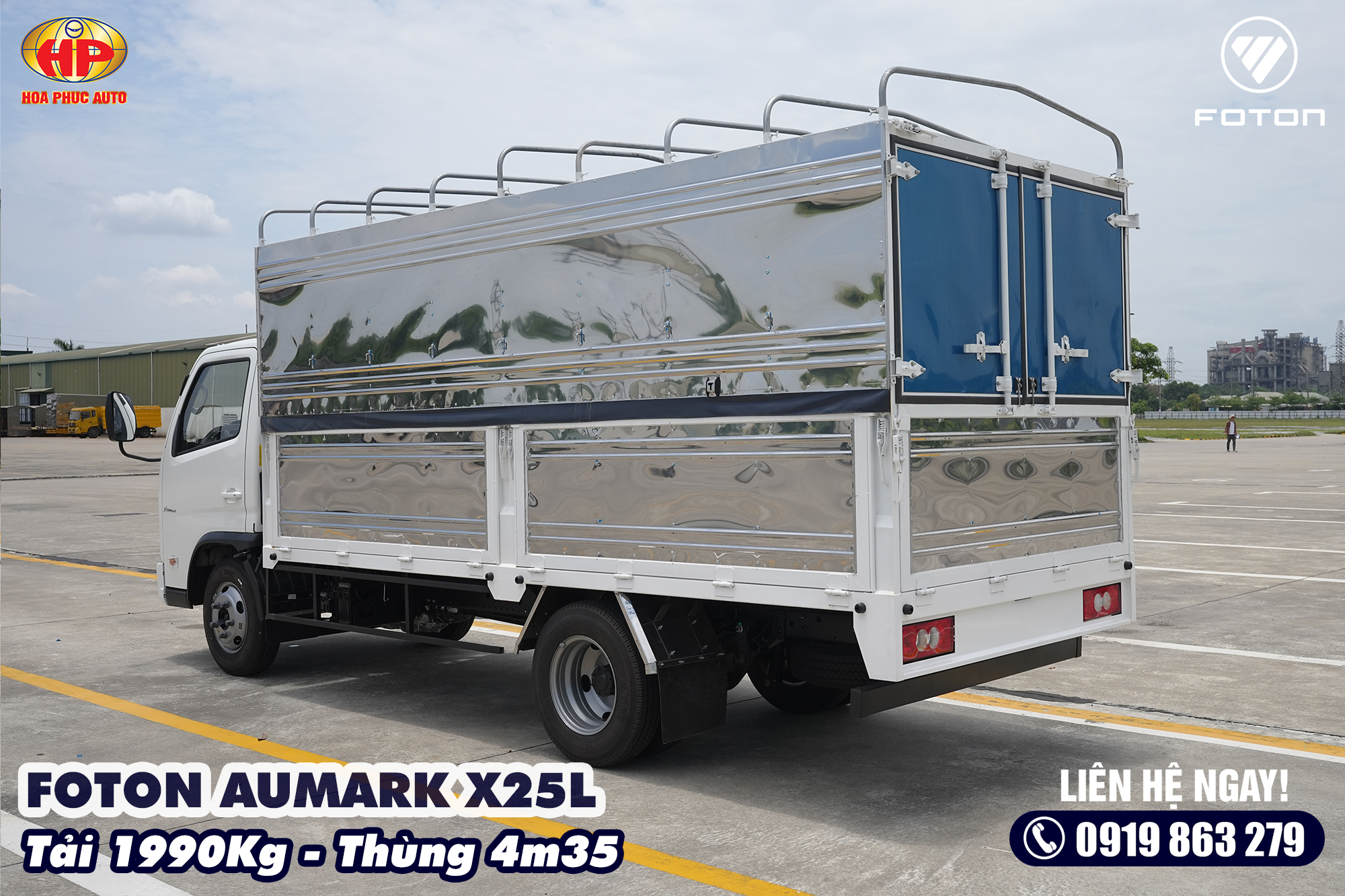 Foton Aumark X25 tải 2.5 tấn thùng 3m7 - Image 4