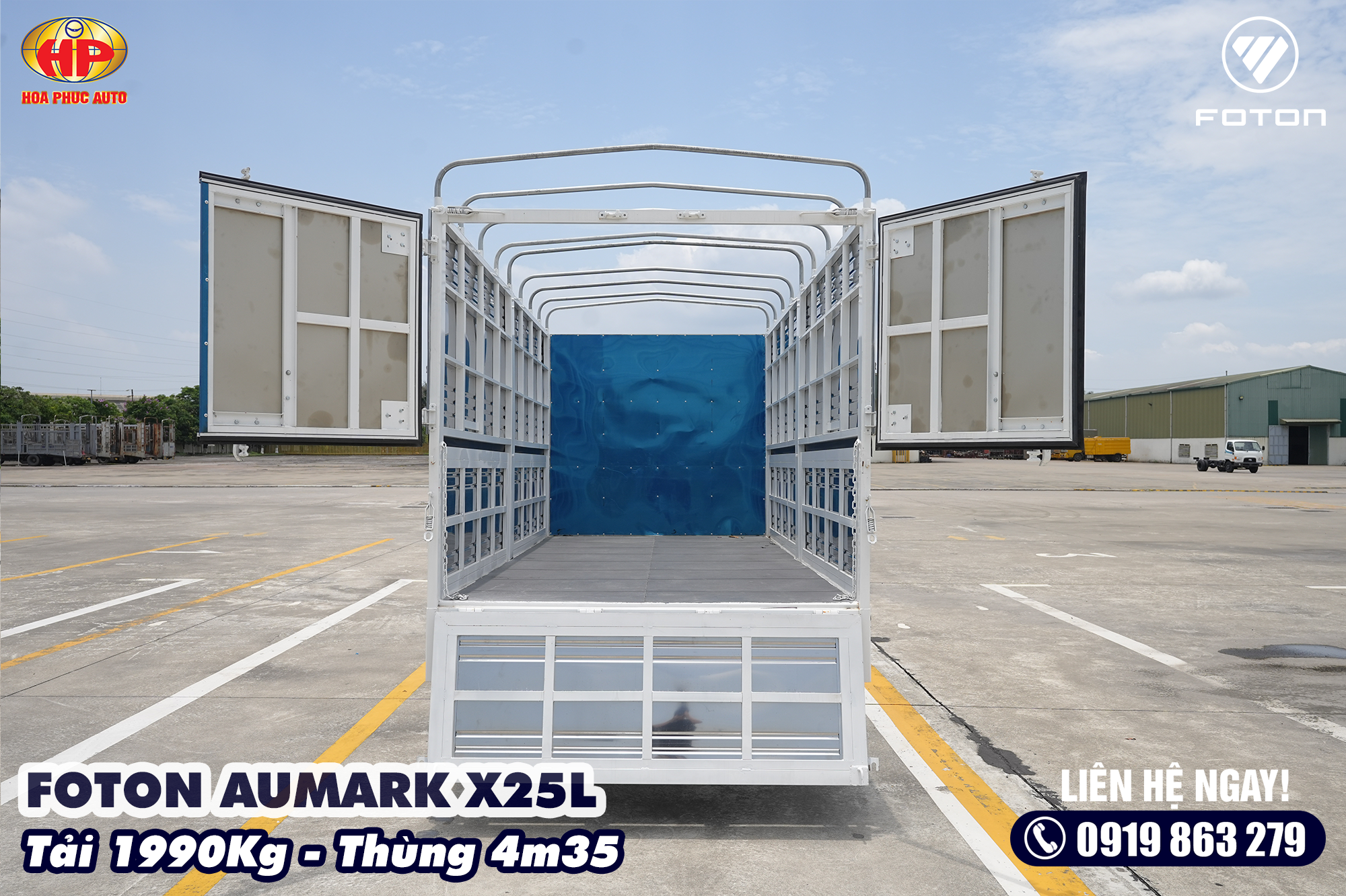 Foton Aumark X25 tải 2.5 tấn thùng 3m7 - Image 3