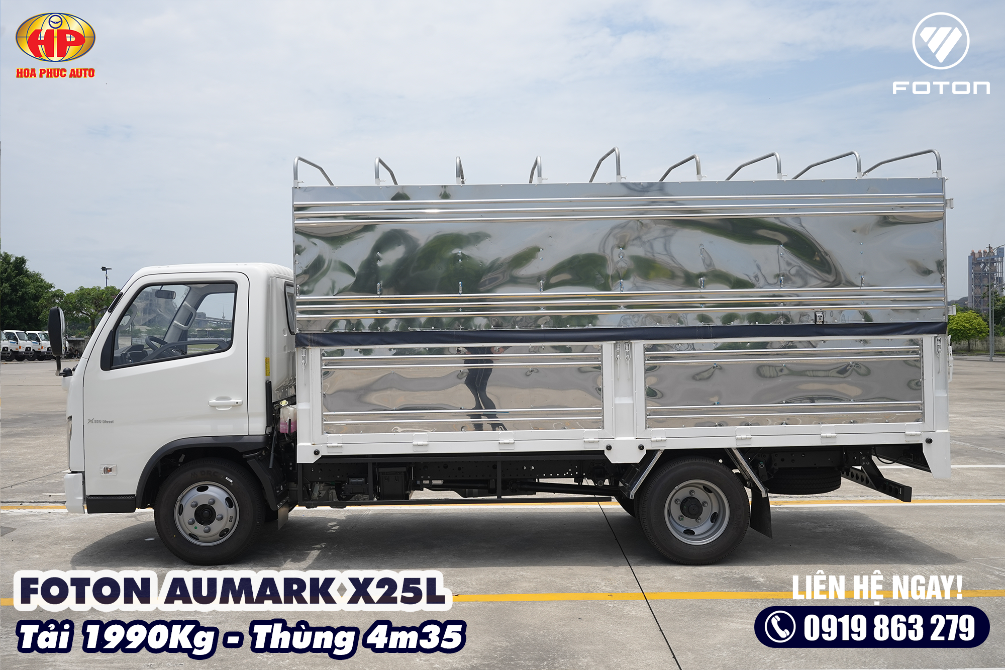 Foton Aumark X25 tải 2.5 tấn thùng 3m7 - Image 2